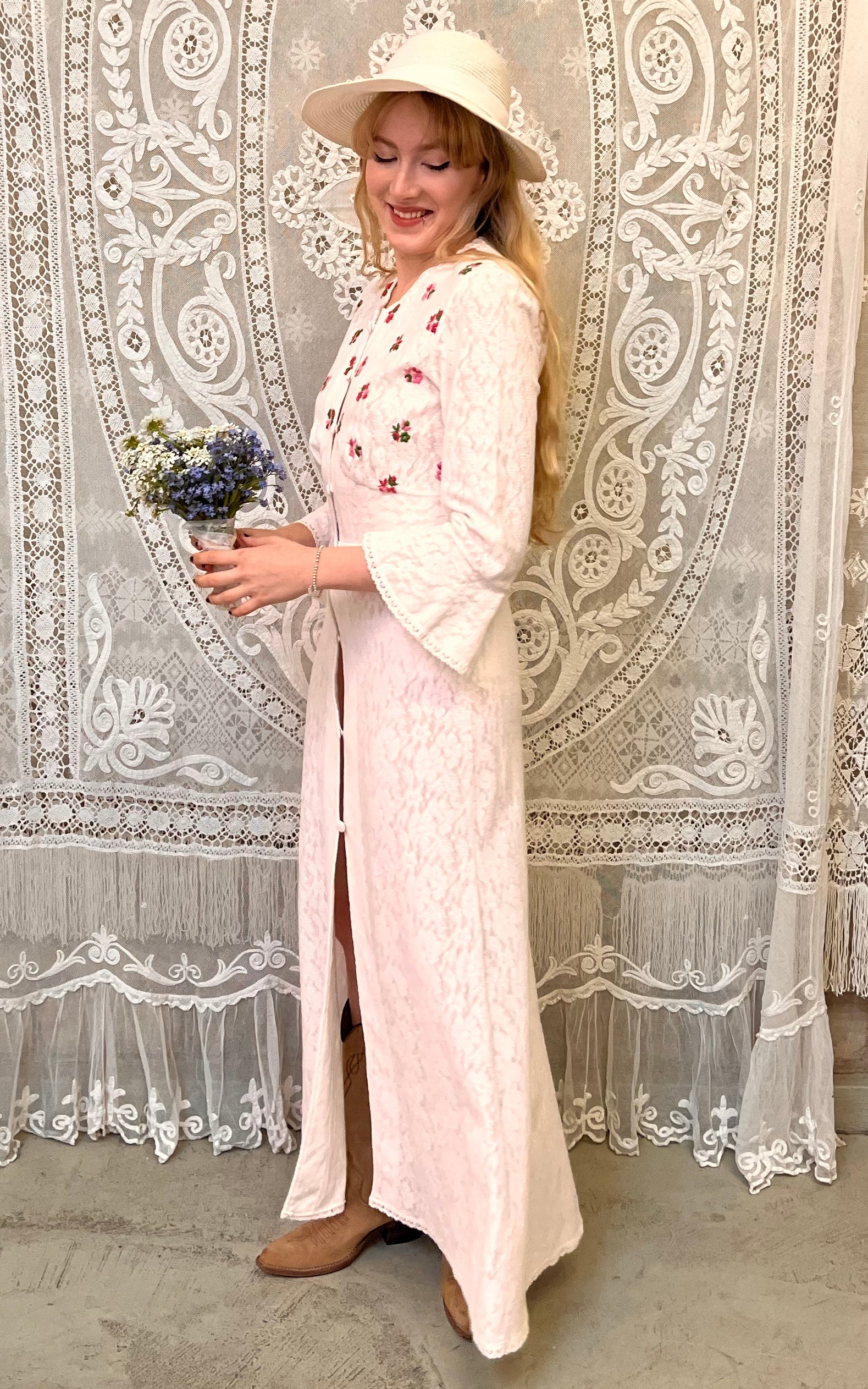 Vintage 70s Dressing Gown