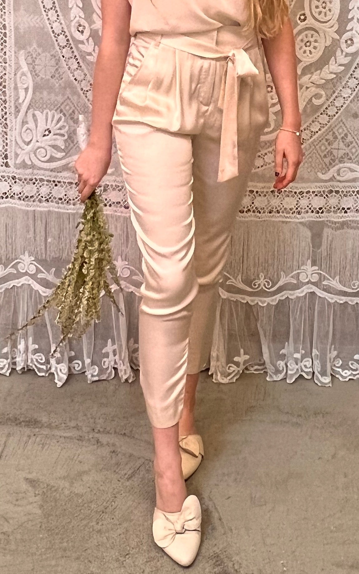 Lovely Champagne Pants