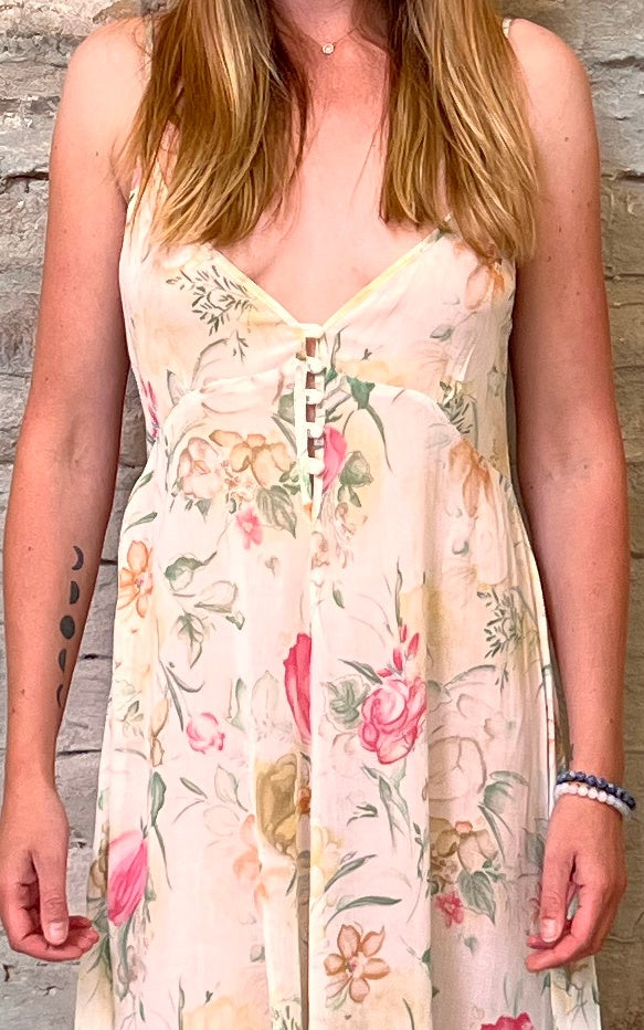 Bellissimo abito estivo trasparente anni '90