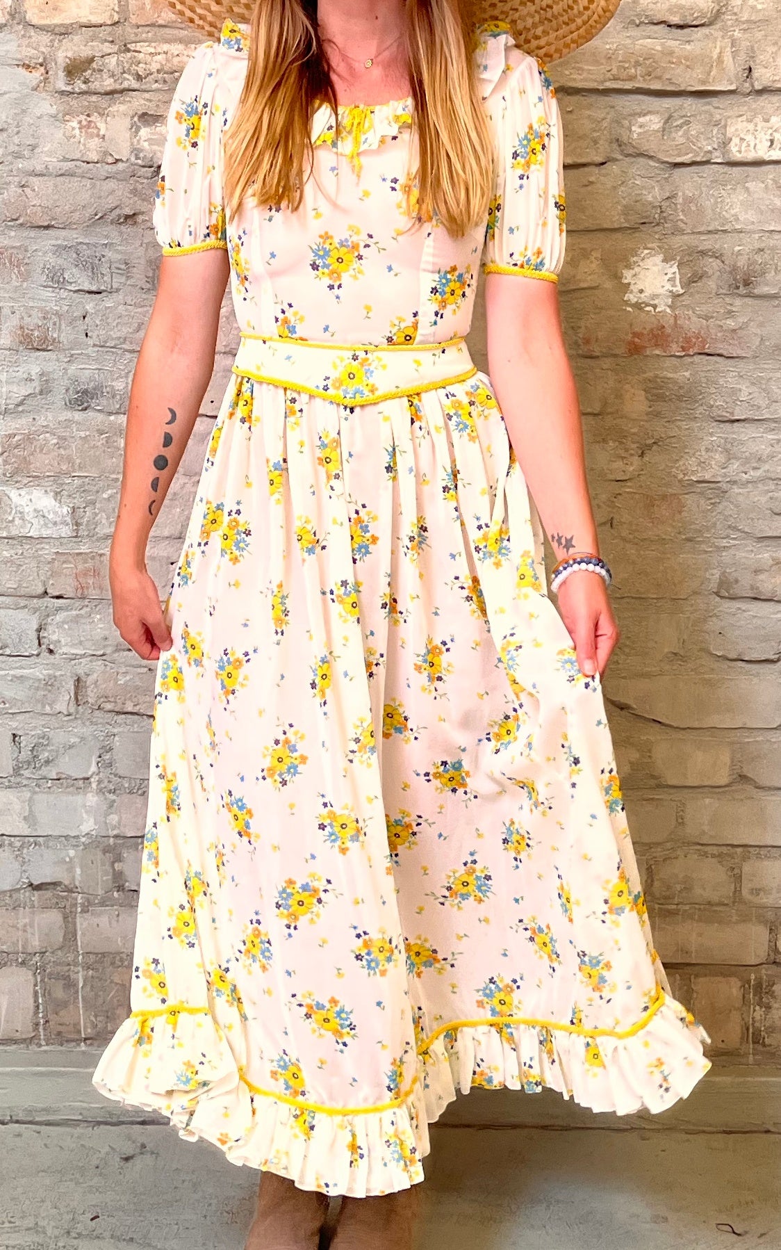 Abito Praiedress vintage in nylon anni '70