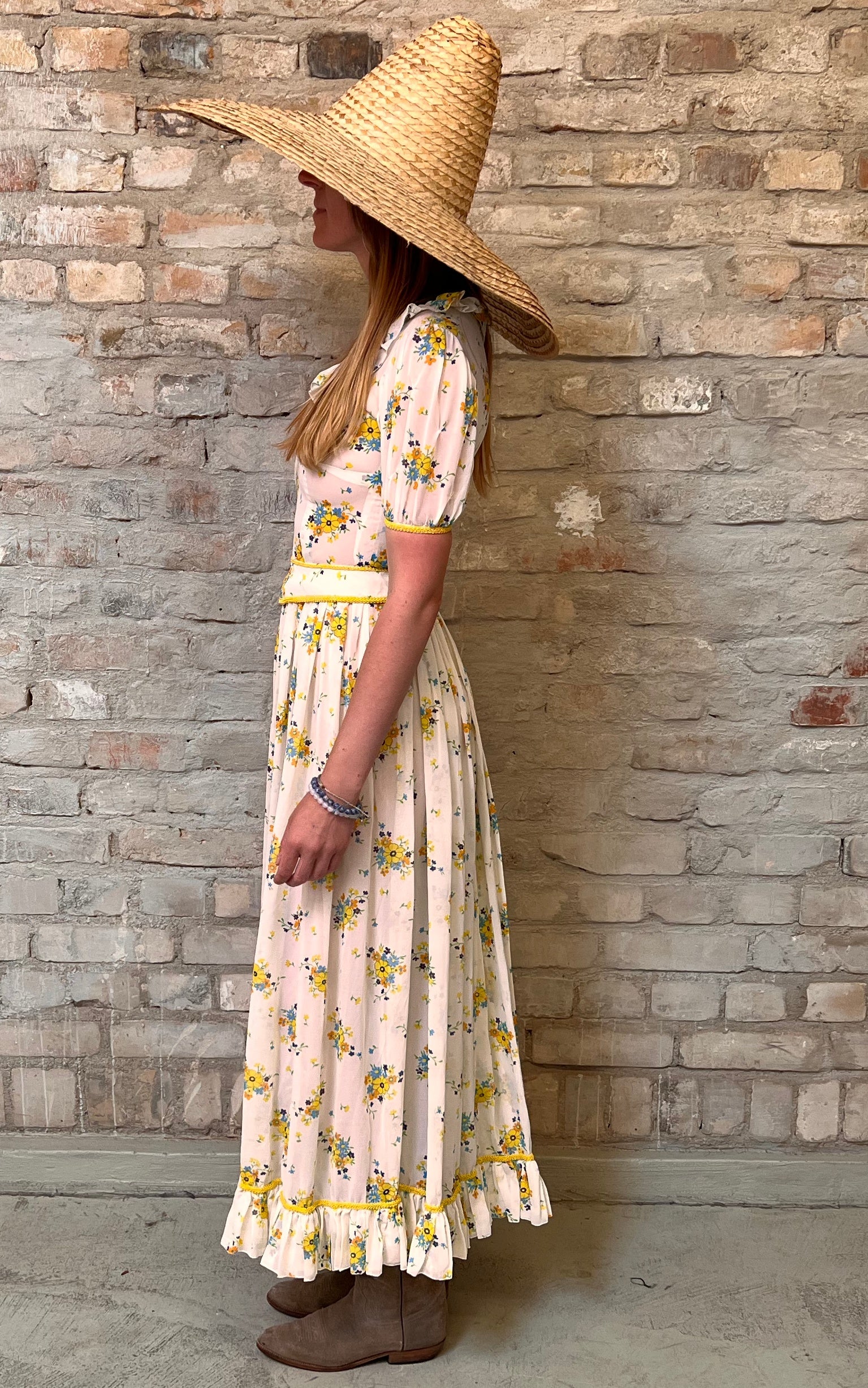 Abito Praiedress vintage in nylon anni '70