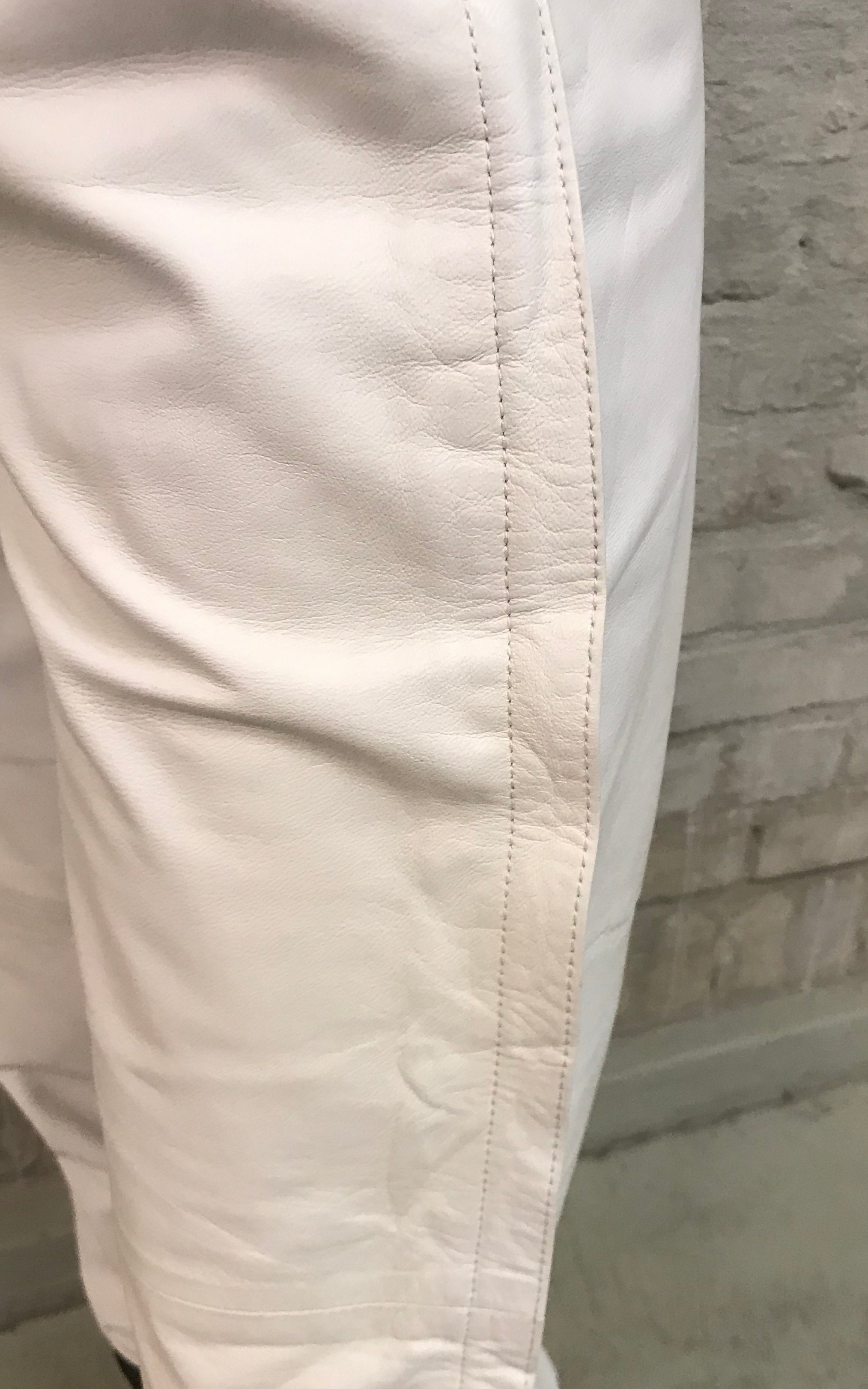 Vintage High Rise Leather Pants