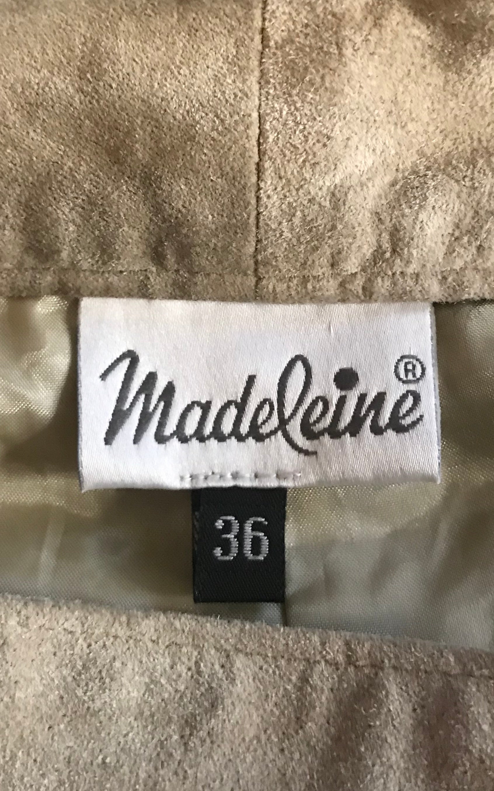 Vintage Suede High Rise Leather Pant