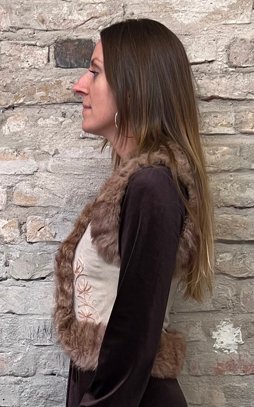 Gilet boho vintage