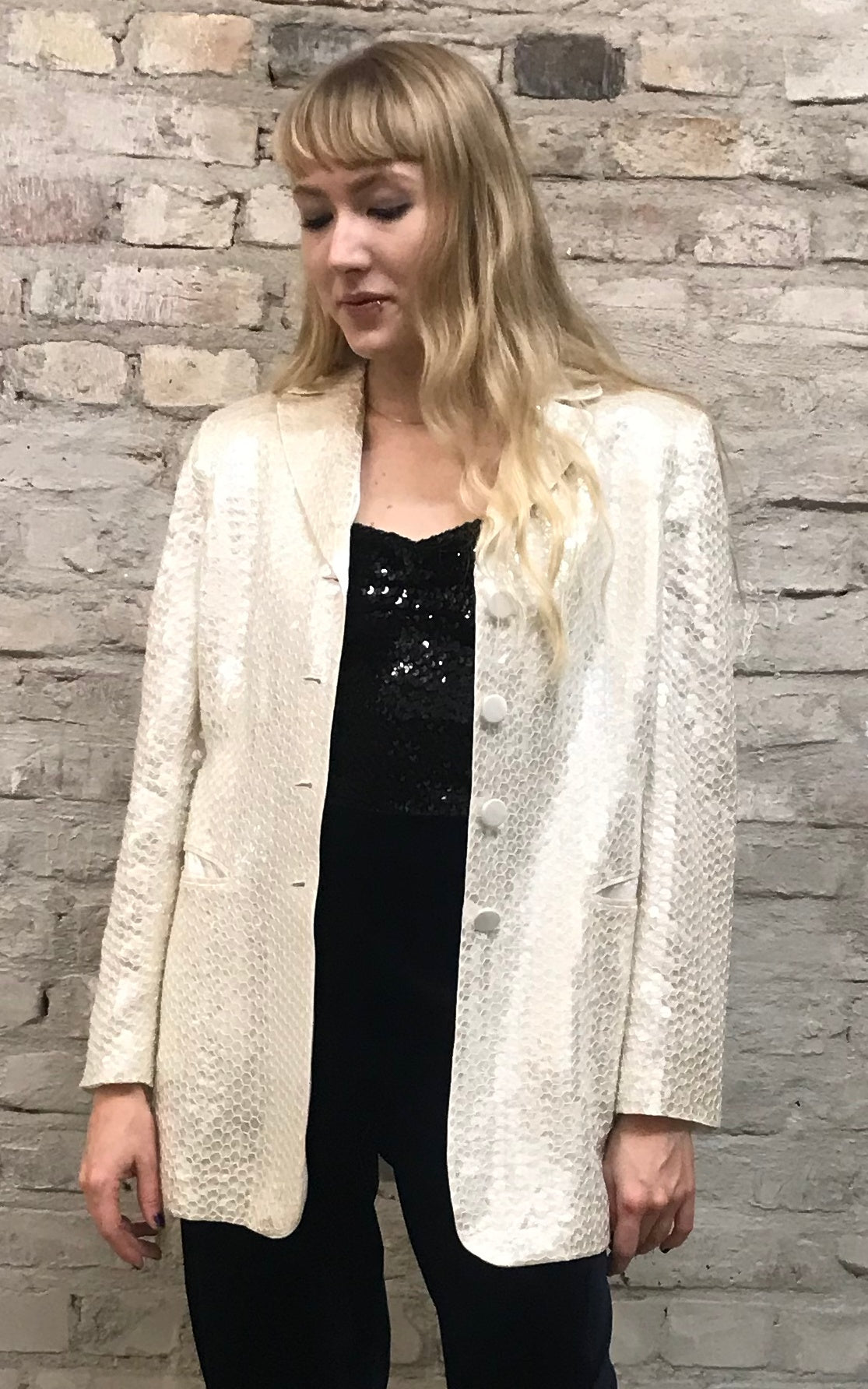 Amazing Vintage Sequins Blazer