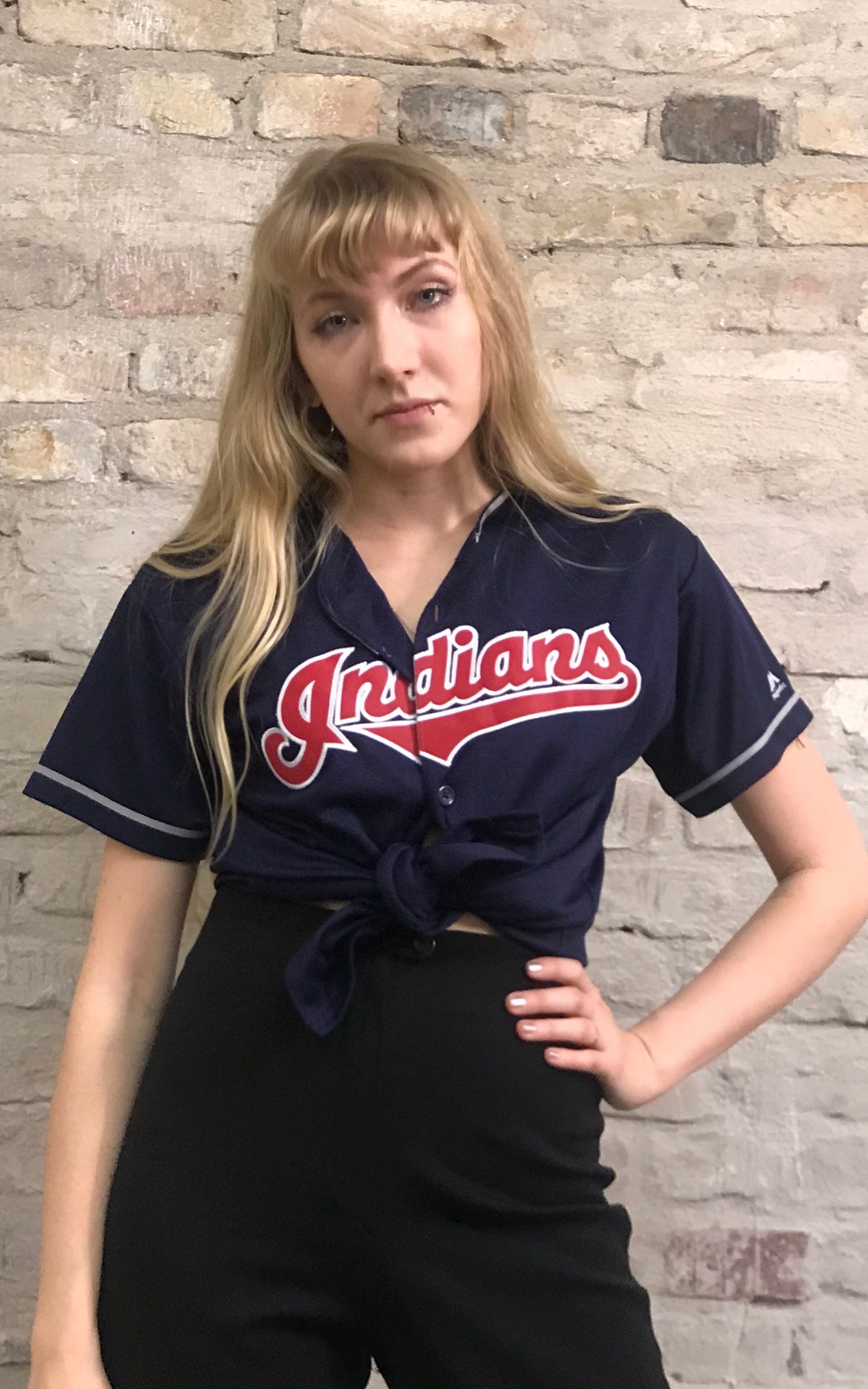 Vintage 90s Baseball Jersey Indians