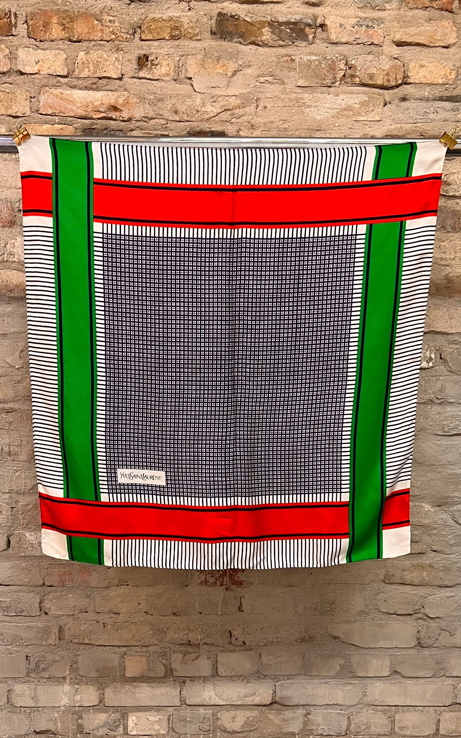 Vintage Yves Saint Laurent Silk Foulard