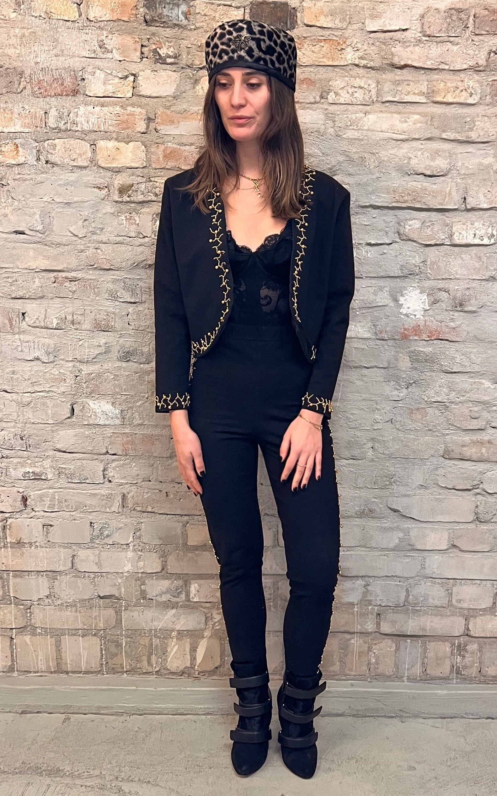 Completo leggings e bolero vintage anni '90