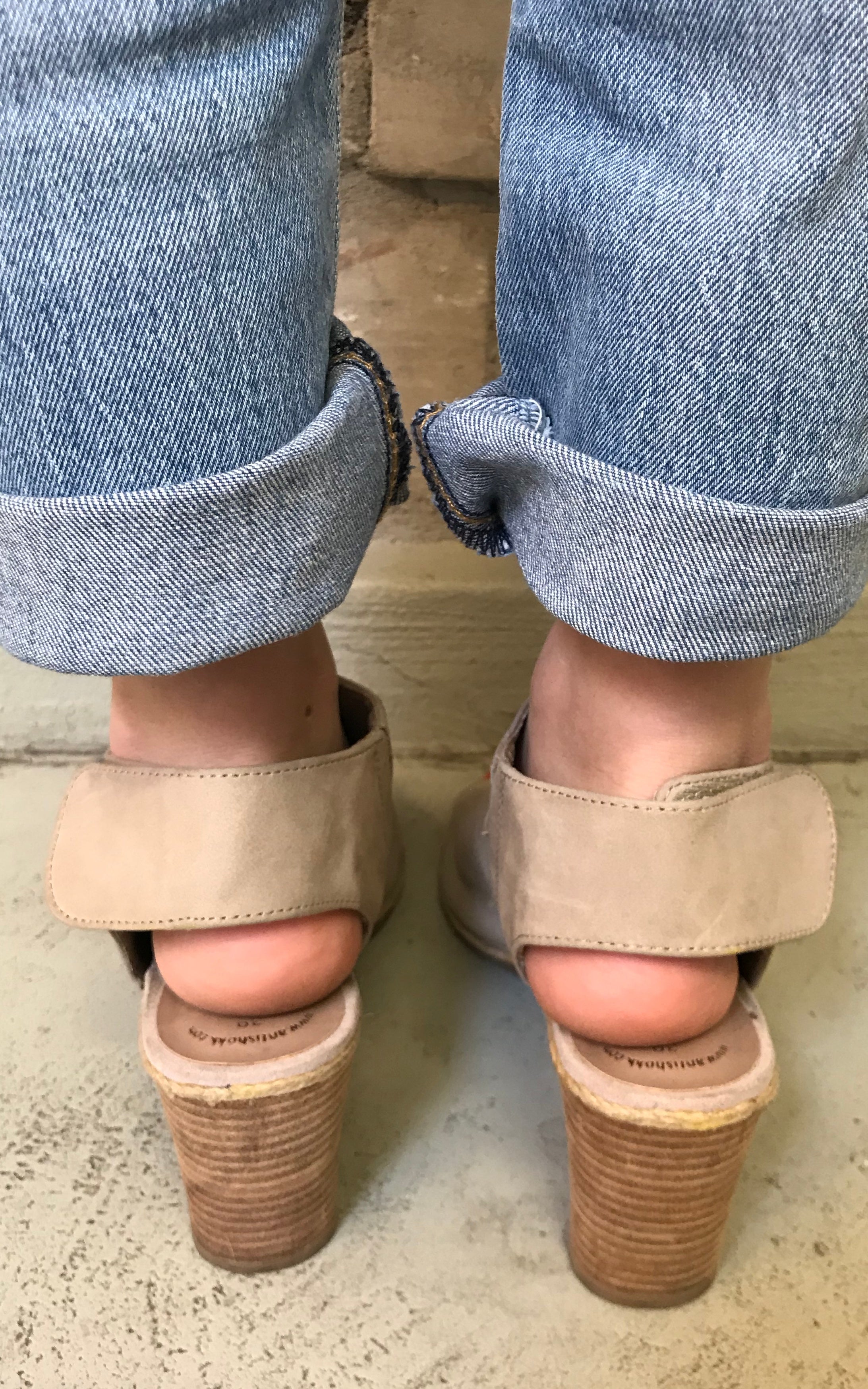 Vintage 90s Suede Mules