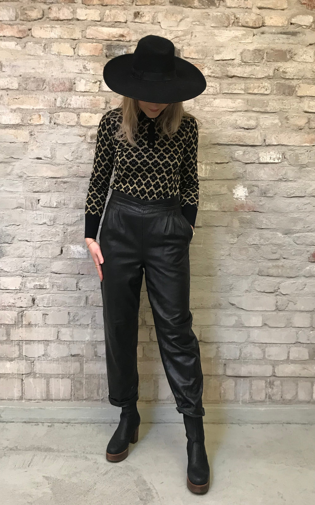 Vintage 80s Leather Pants – 1968vintage