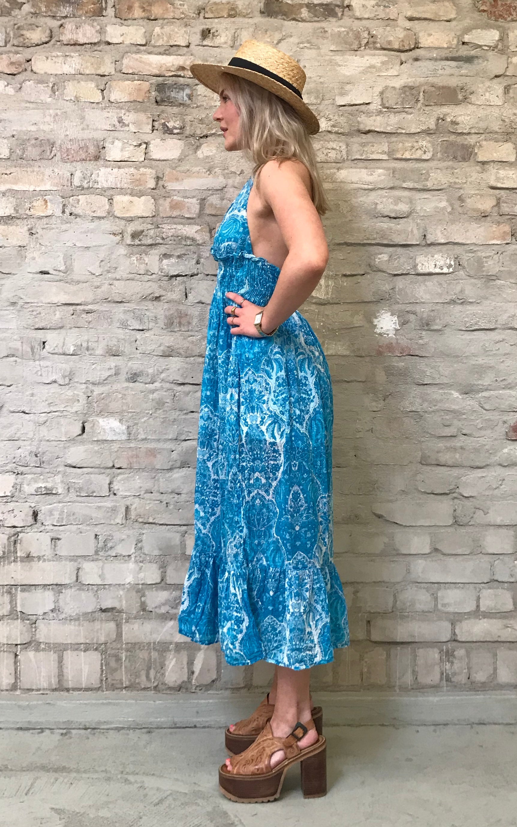 Vintage Indian Gauze Dress