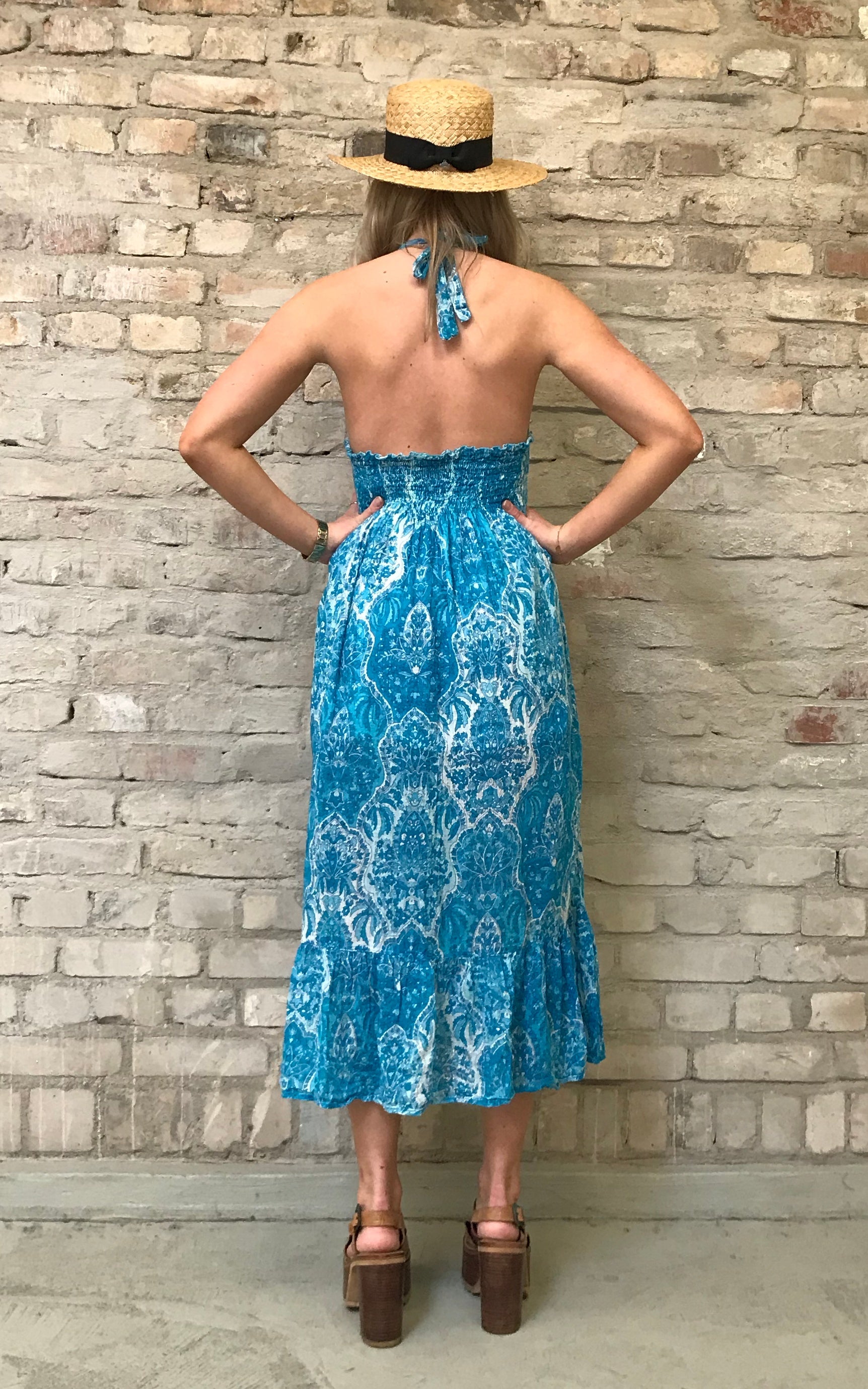 Vintage Indian Gauze Dress