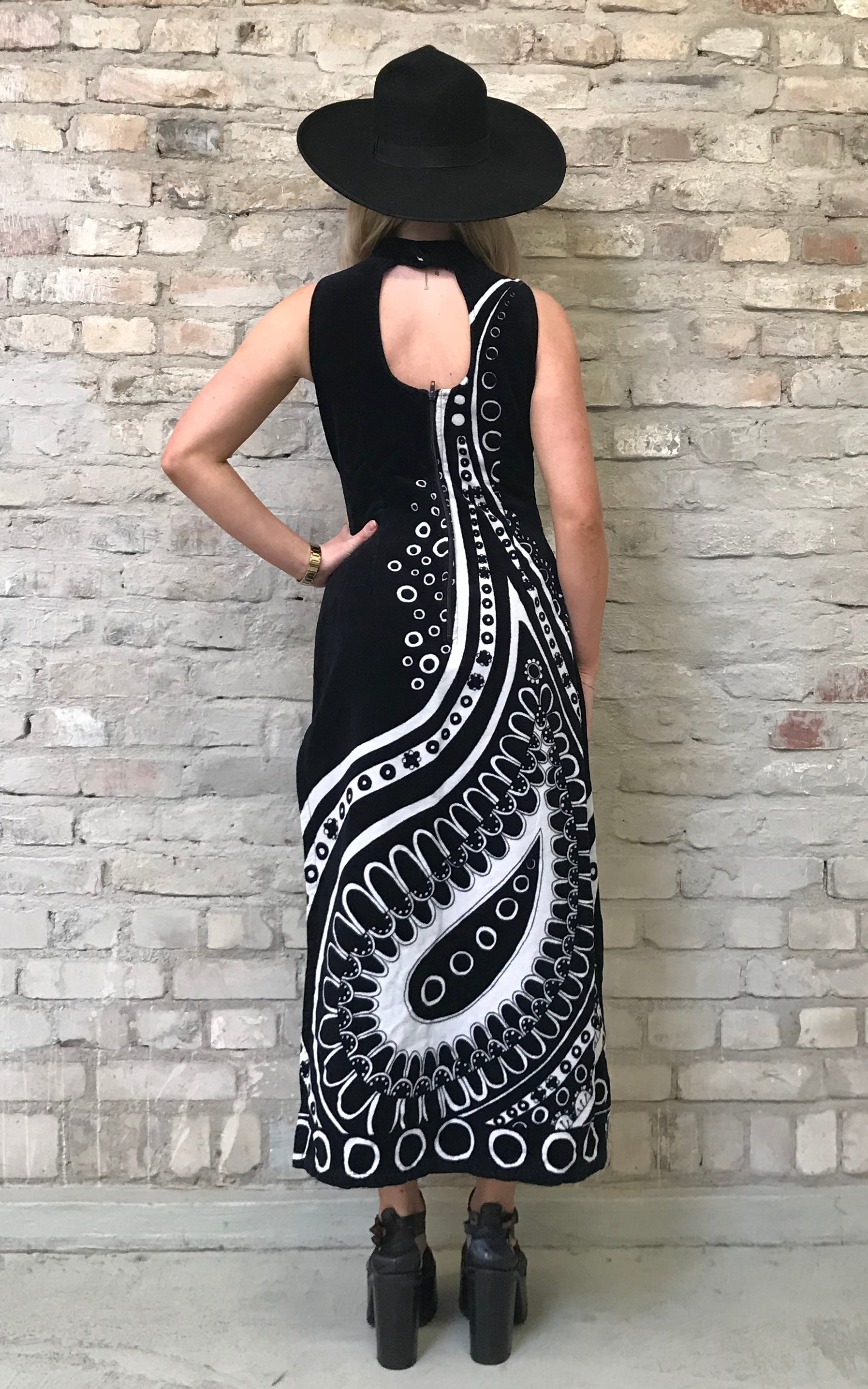 Vintage 60s Towelling Dress