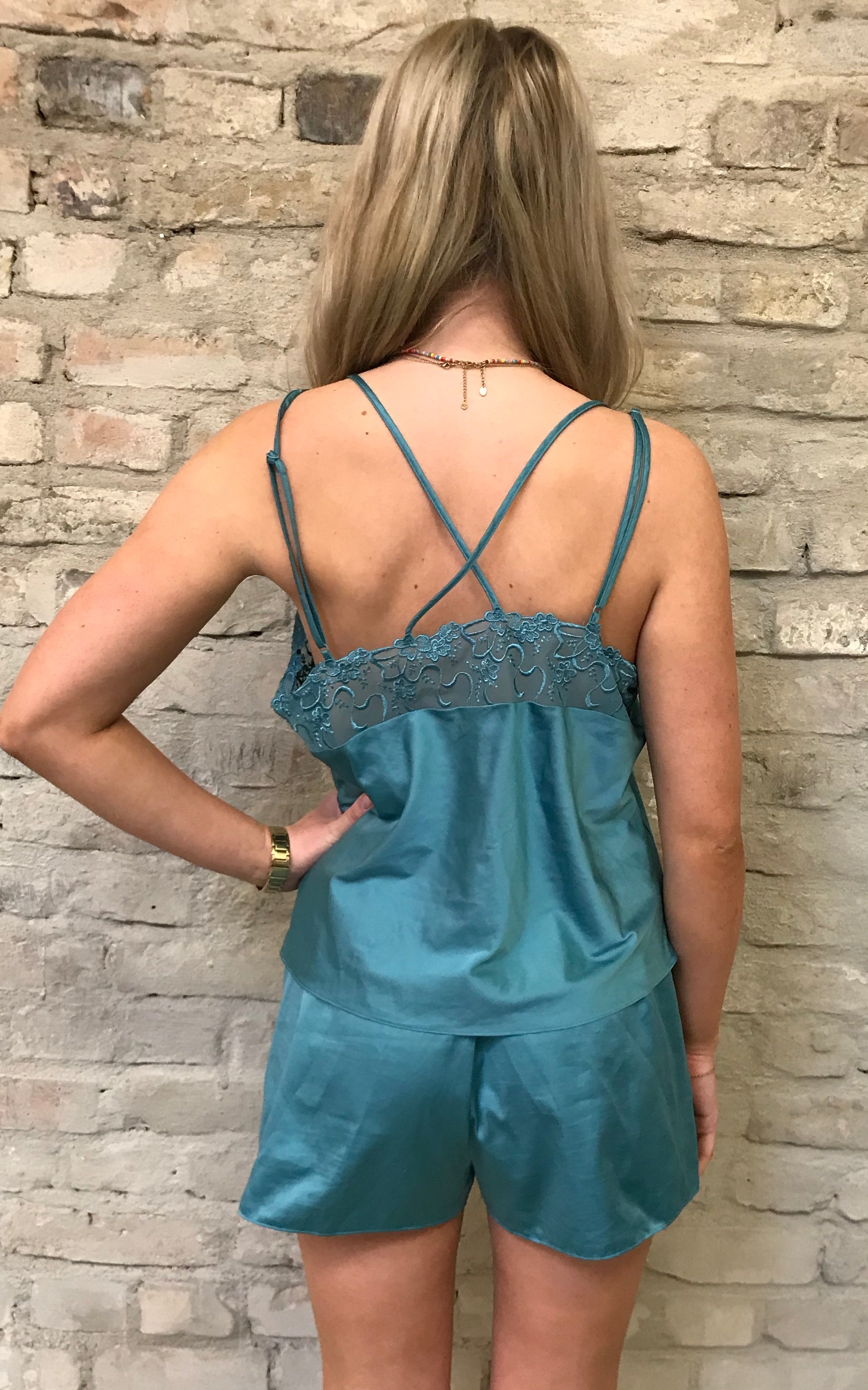 Vintage Silk 3 Piece Lingerie Set