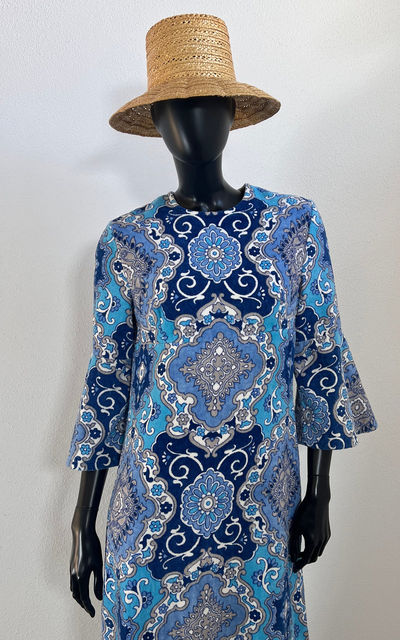 Vintage 70s Towelling Dress