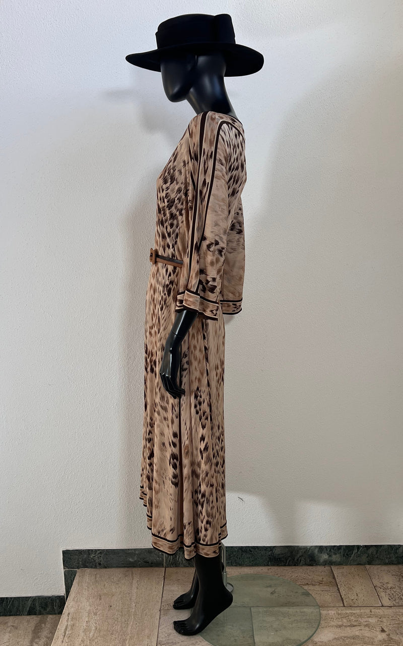 Vintage Leonard Paris Leo Silk Dress