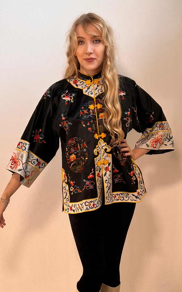 Vintage Chinese Silk Jacket