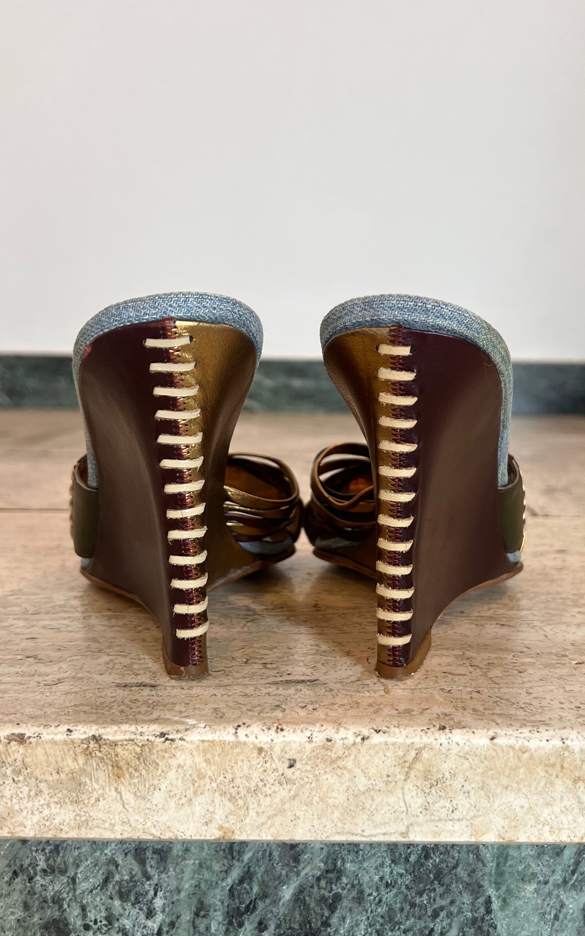 Vintage D&G Dolce & Gabbana Wedges 39