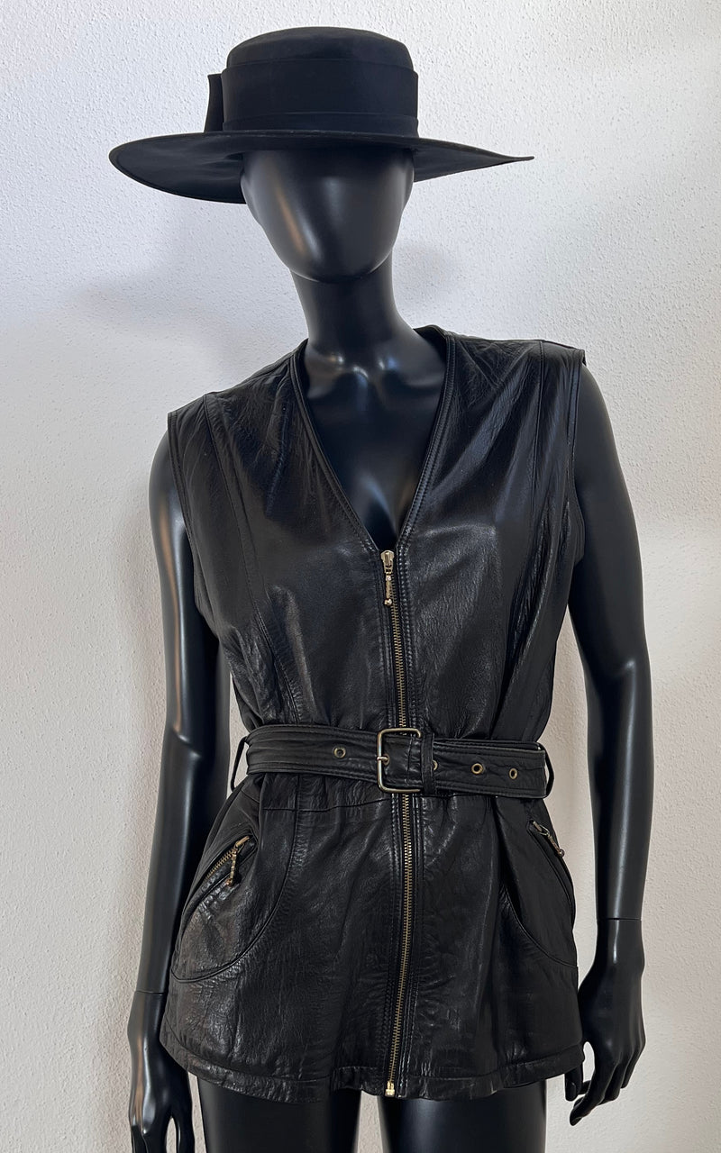 Vintage Leather Vest
