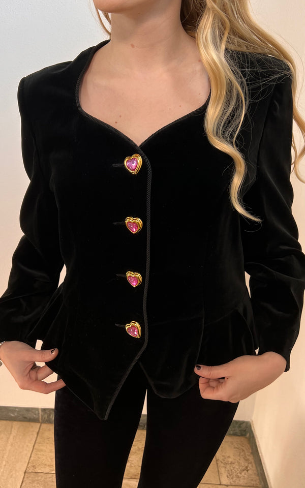 Vintage 90s Vera Mont Velvet Jacket