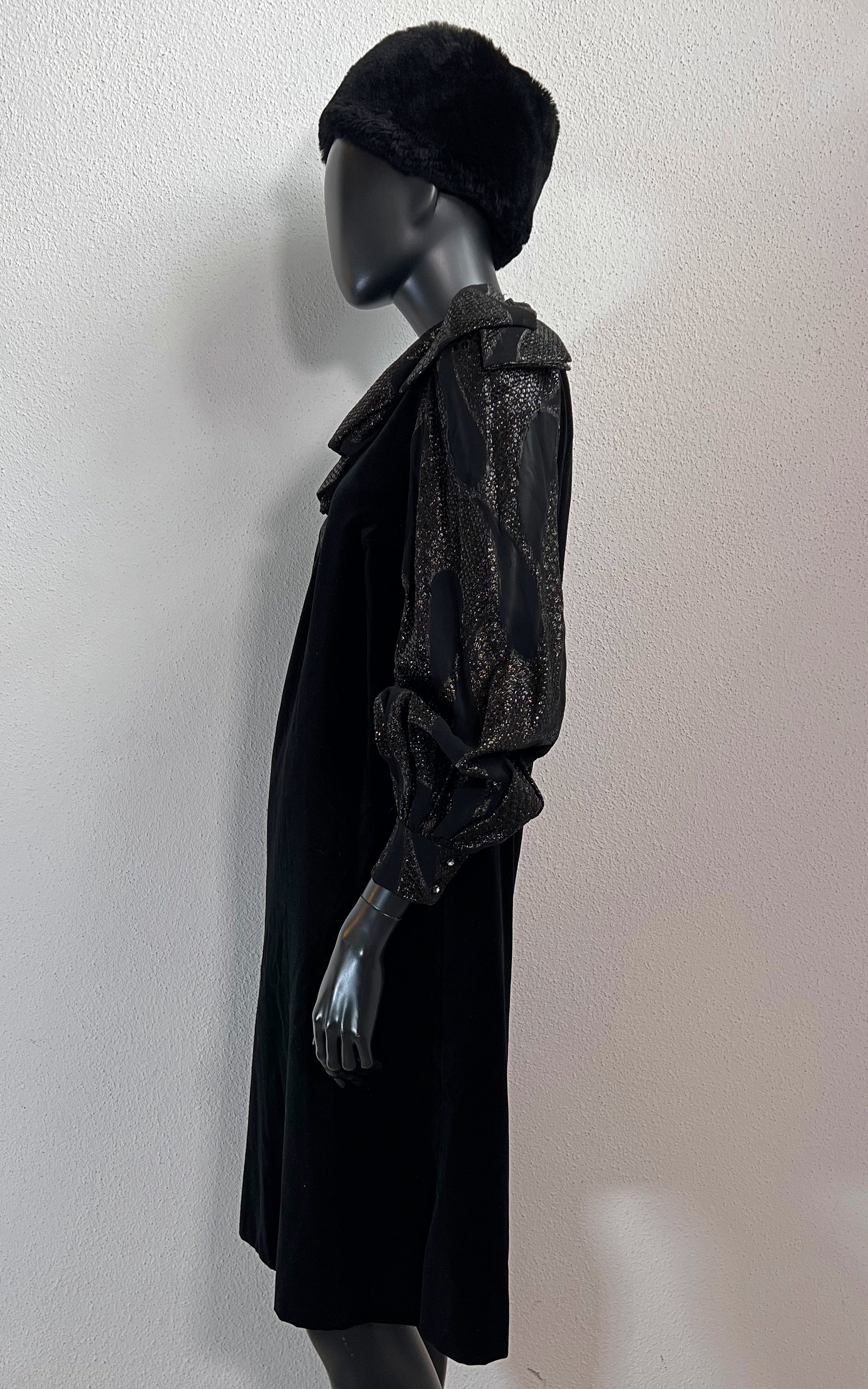 Vintage Pierre Cardin Boutique Velvet Dress