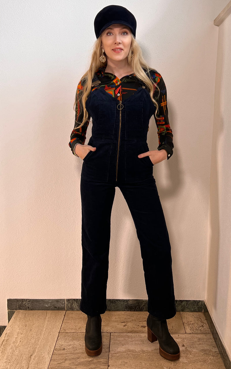 Vintage 70s Corduroy Dungaree
