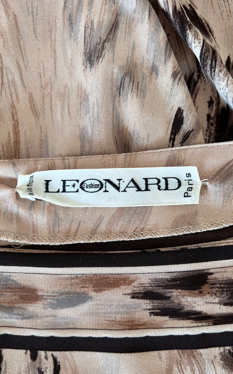 Vintage Leonard Paris Leo Silk Dress