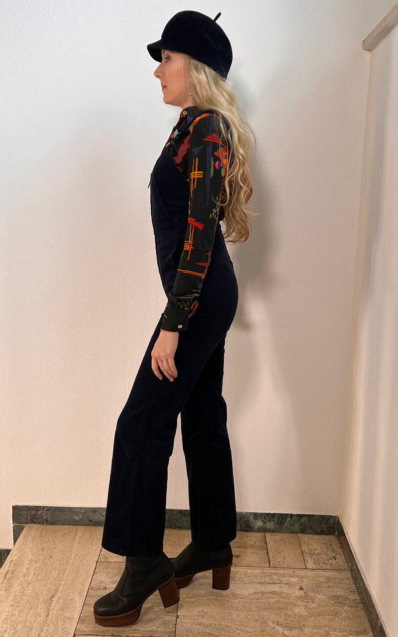 Vintage 70s Corduroy Dungaree