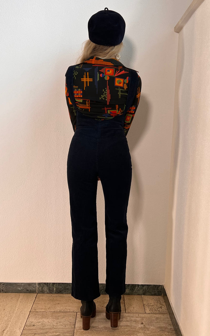 Vintage 70s Corduroy Dungaree