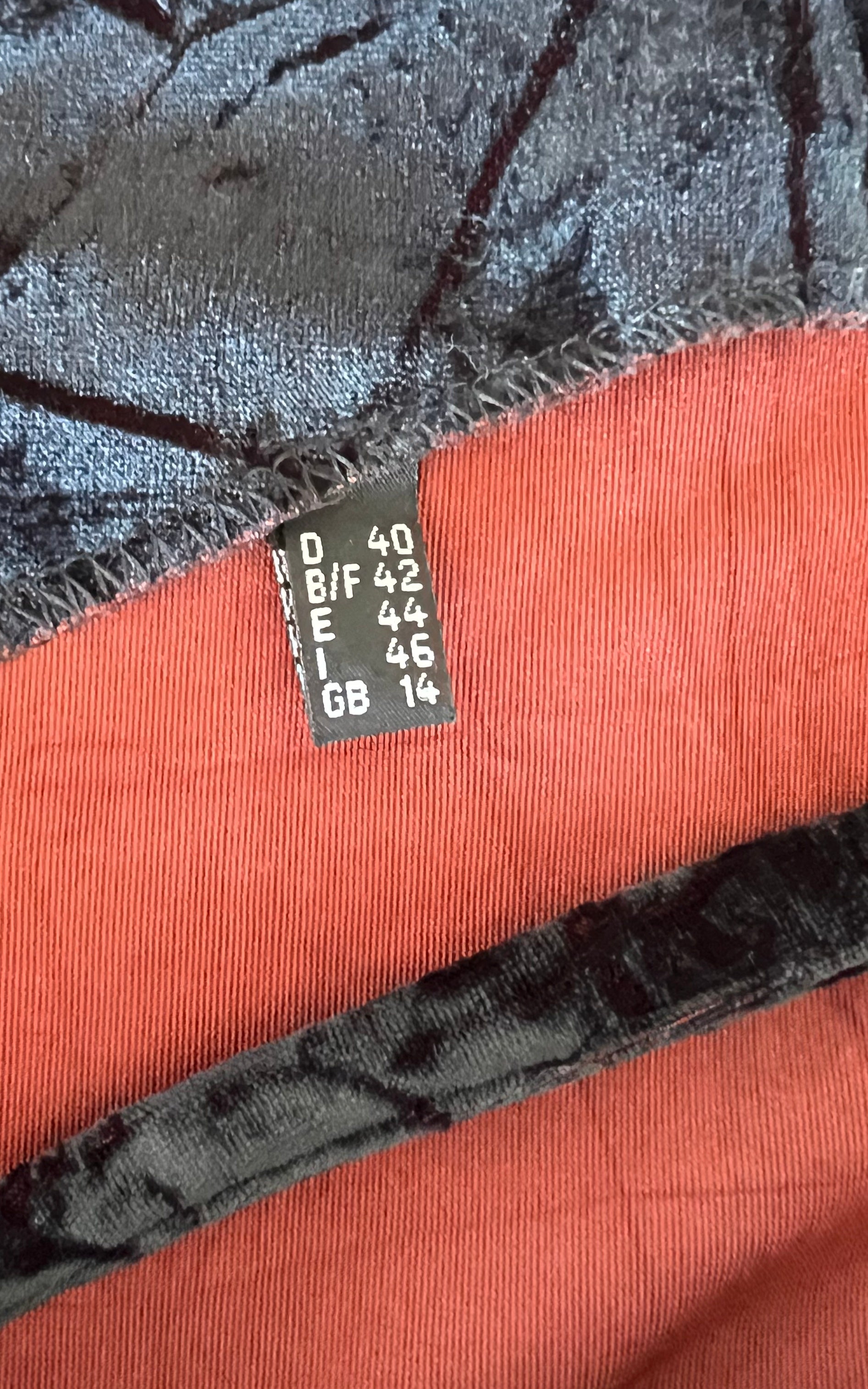 Vintage Y2K Velvet Dress