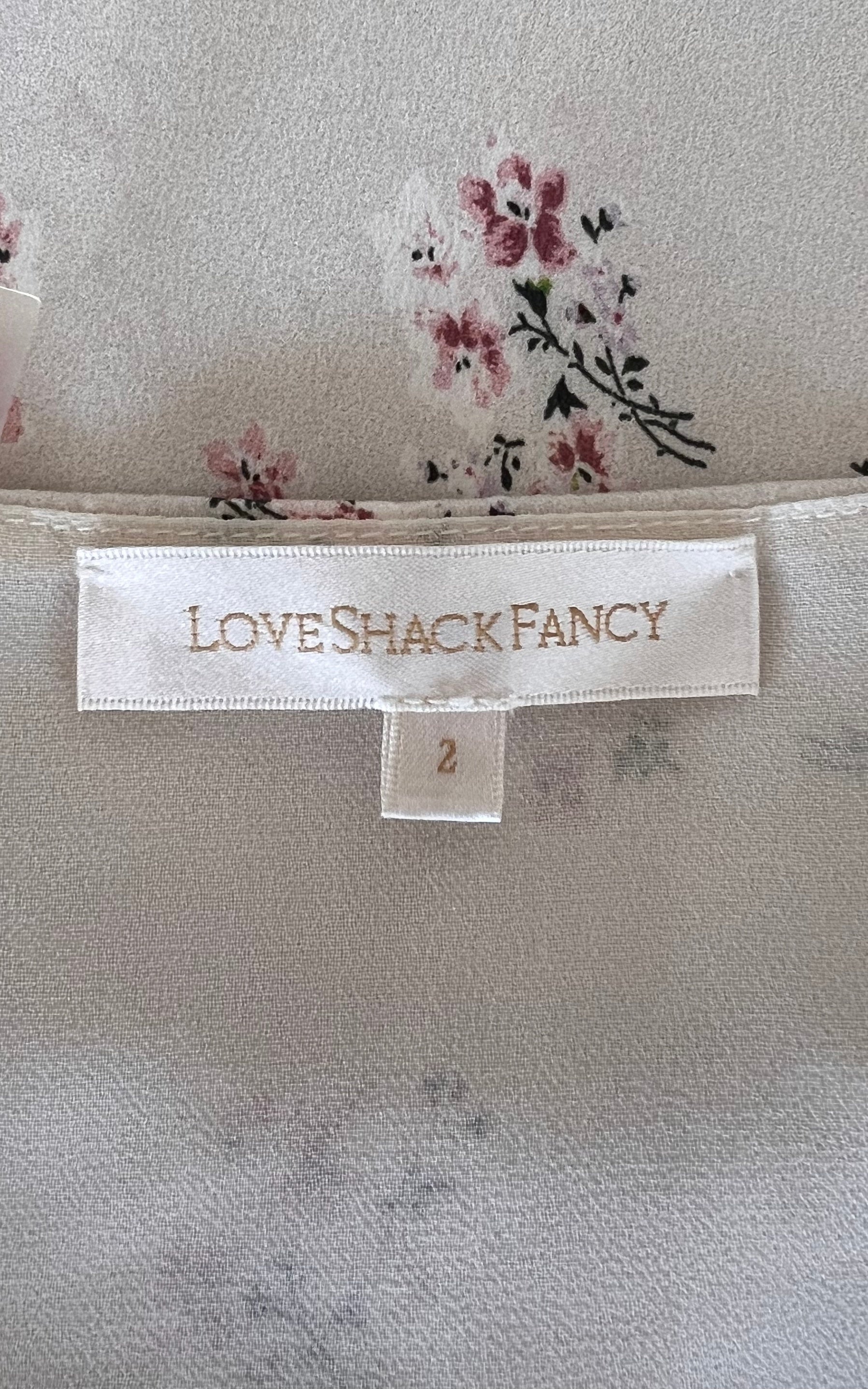 Love Shack And Fancy Silk Dress