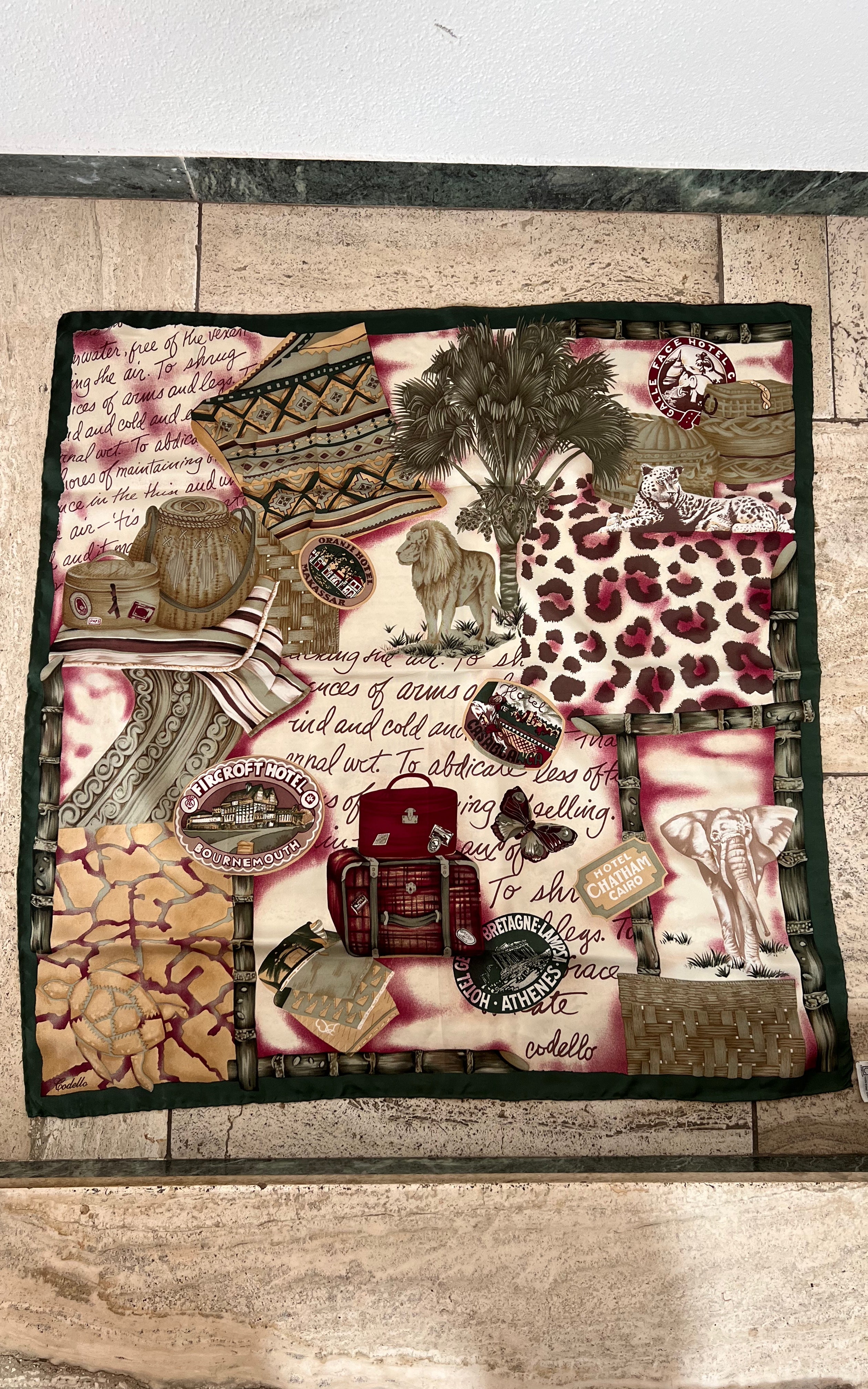 Vintage Codello Silk Foulard