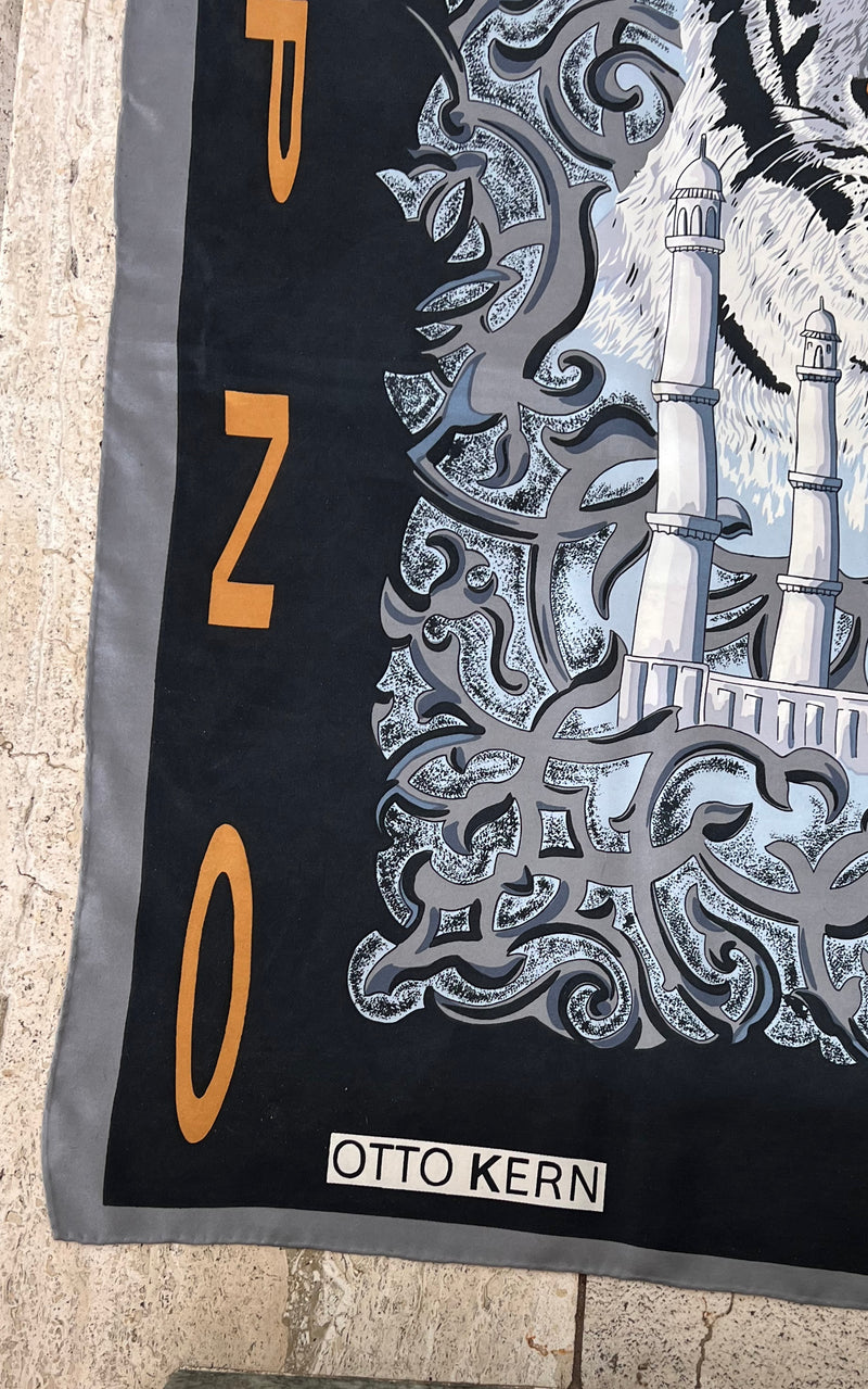 Vintage Otto Kern Leo Silk Foulard