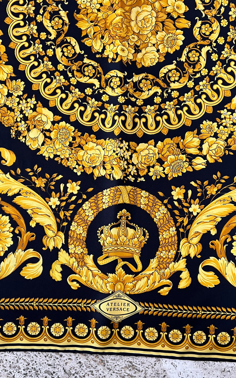 Vintage Atelier Versace Silk Foulard