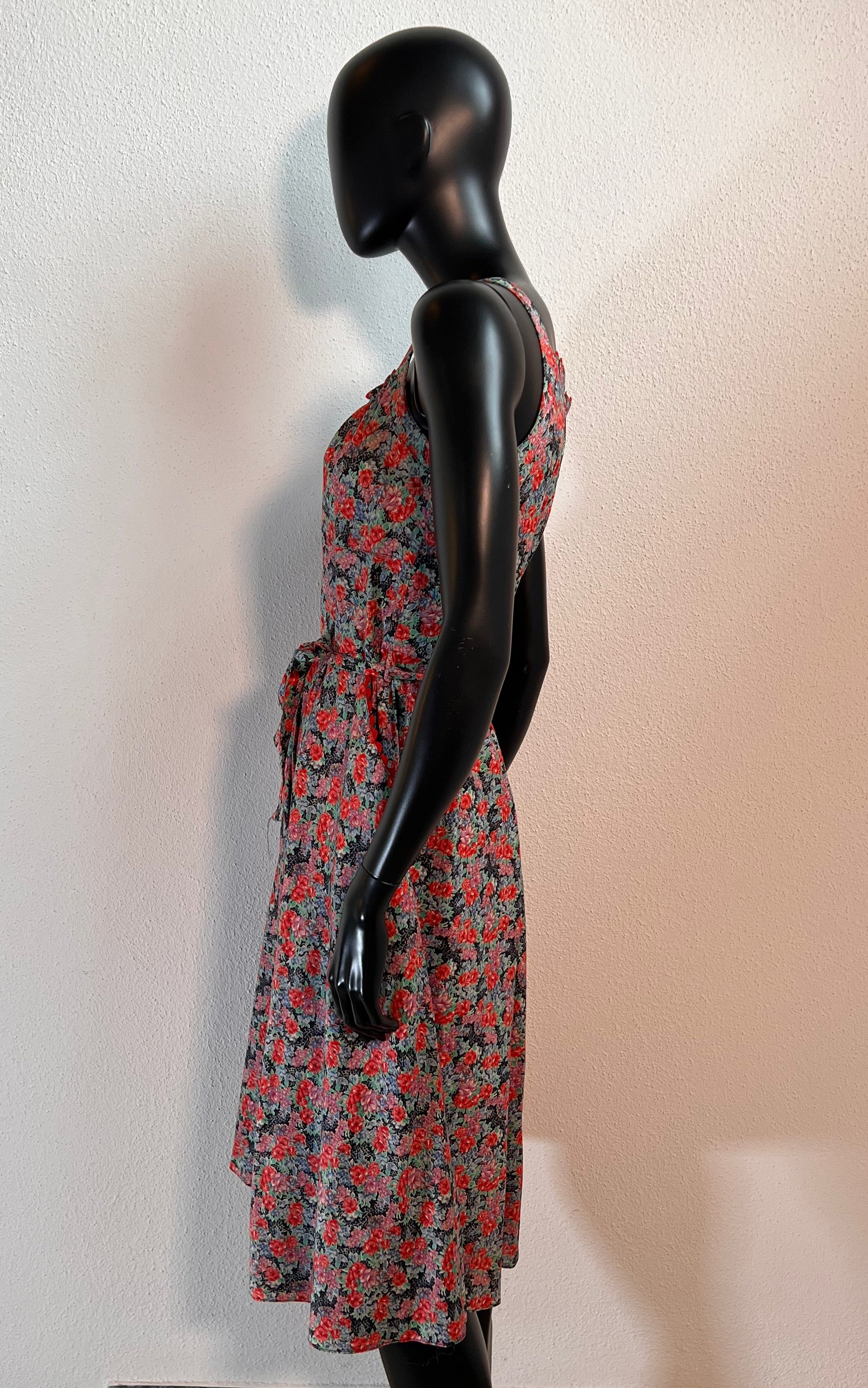 Vintage 70s Betty Barclay Flower Dress