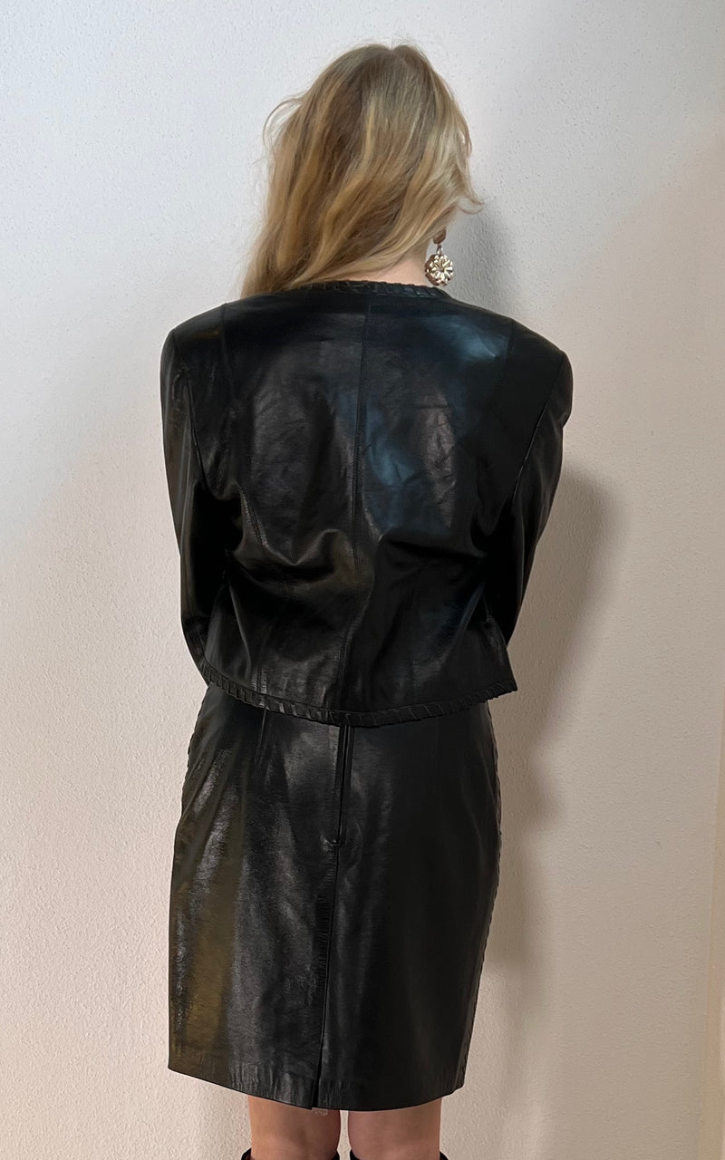 Amazing 90s Escada Soft Leather Suit