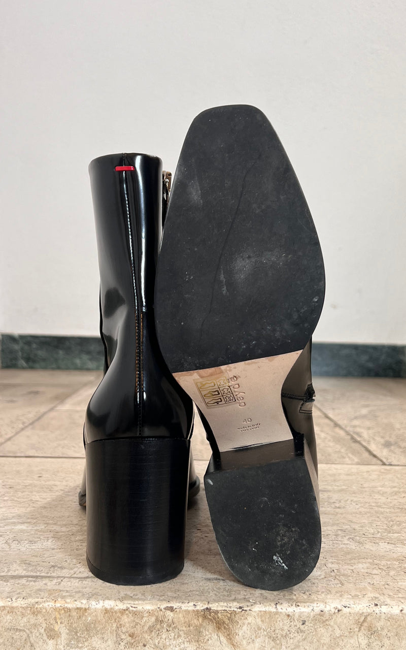 Aeyde Patent Boots 40