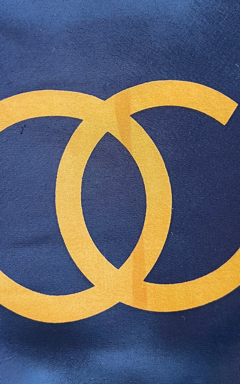 Vintage 90s Chanel Silk Foulard
