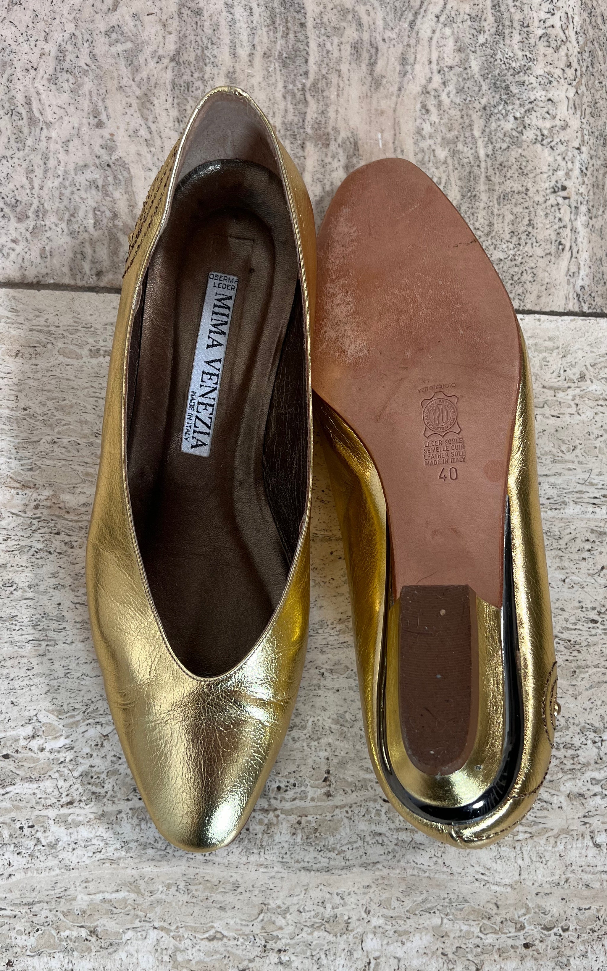 Vintage Mimi Venezia Ballerinas 40