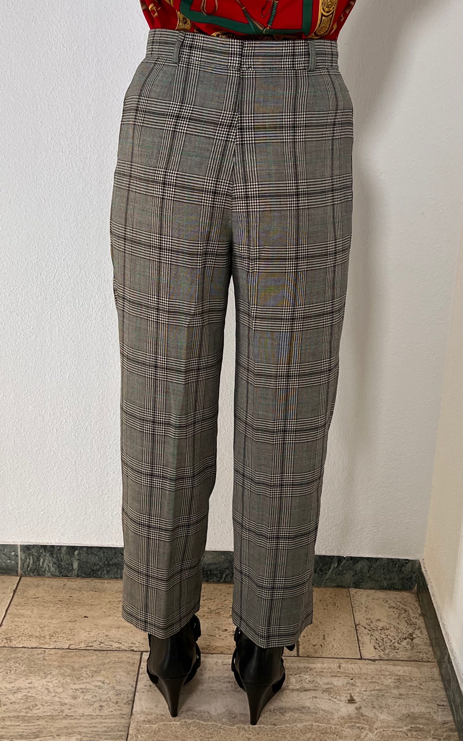 Vintage Escada Tartan Pants