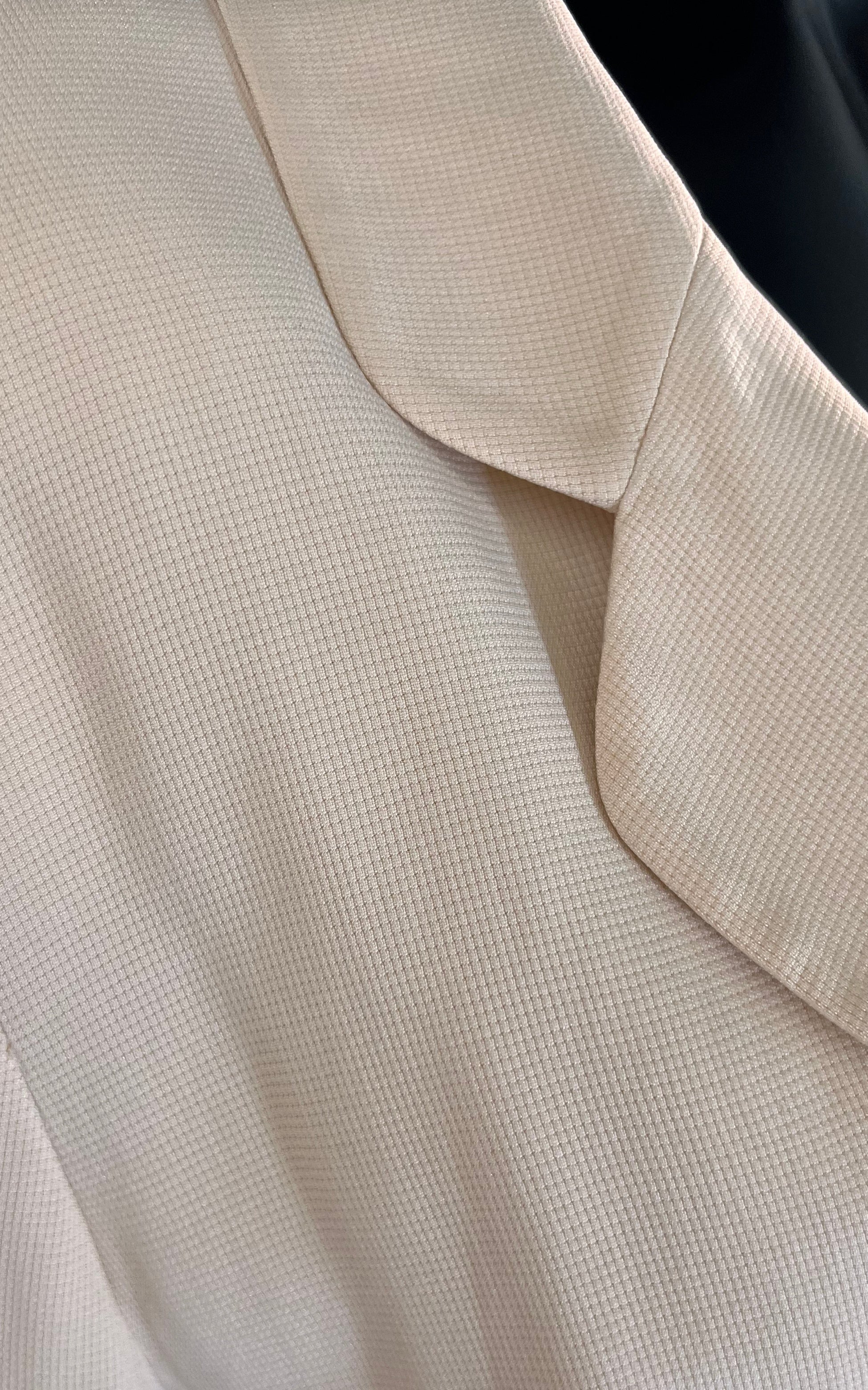 Vintage Apricot Silk Blazer