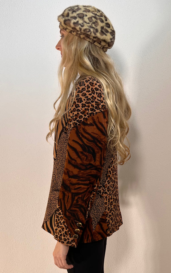 Vintage 90s Escada Animal Blazer