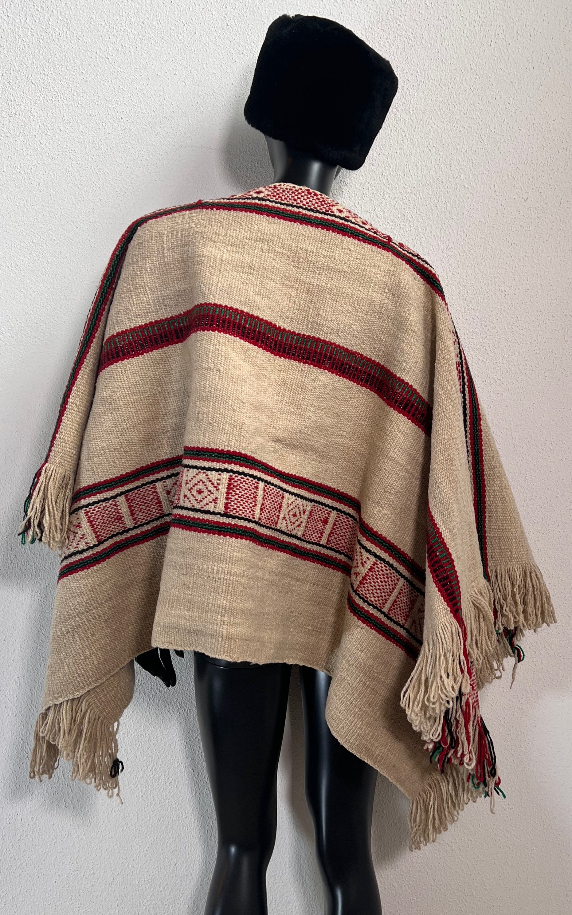 Vintage Poncho from Bolivia