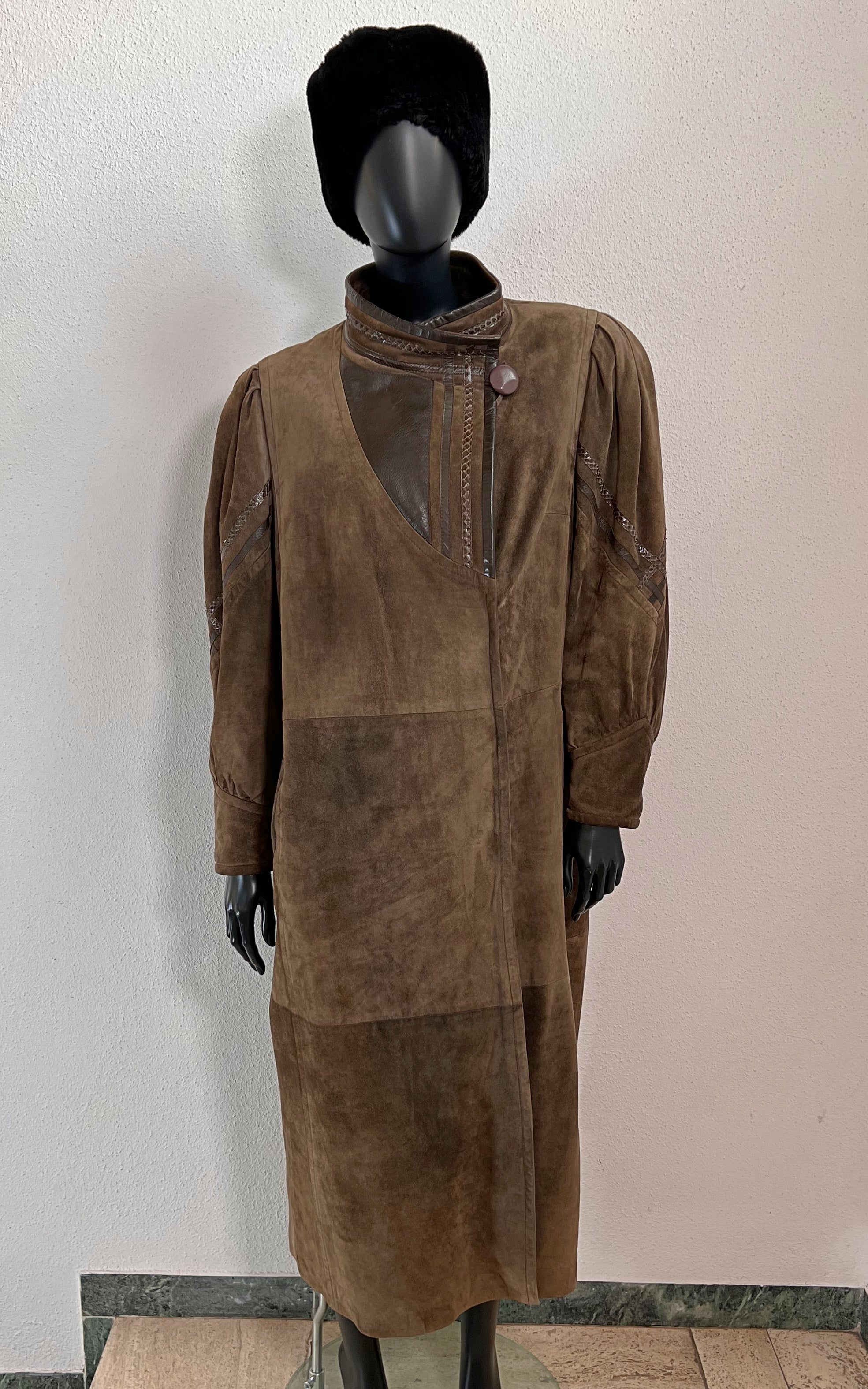 Vintage Werner Graumann Suede Coat
