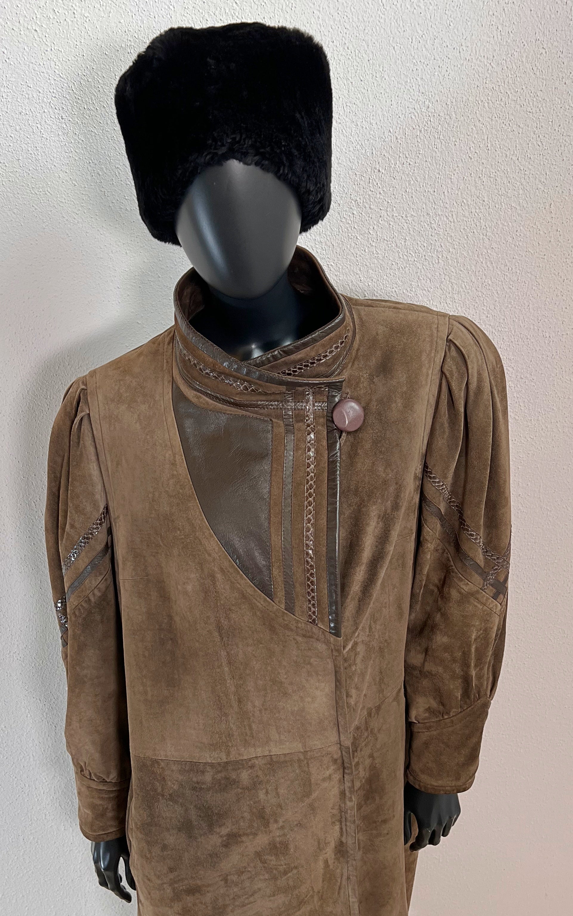 Vintage Werner Graumann Suede Coat