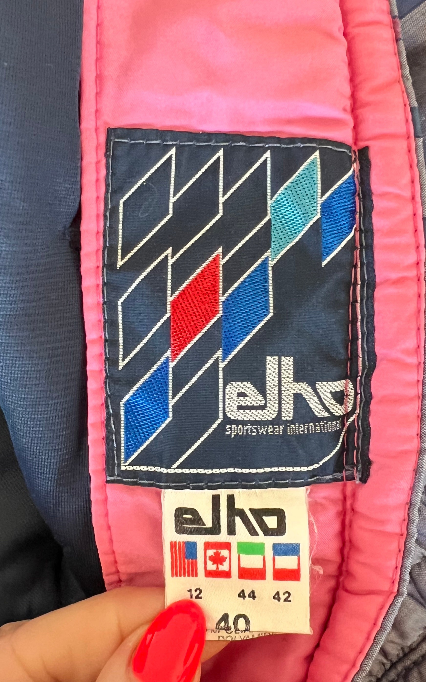 Vintage 70s Elho Skisuit