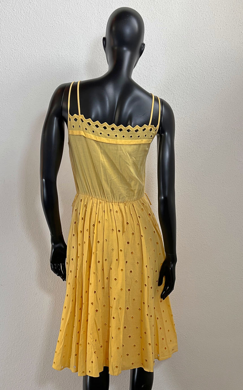 Vintage 70s Ajour Summer Dress