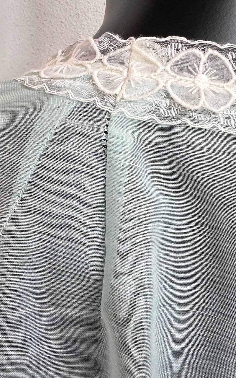 Vintage 70s Sheer Wrap Shirt