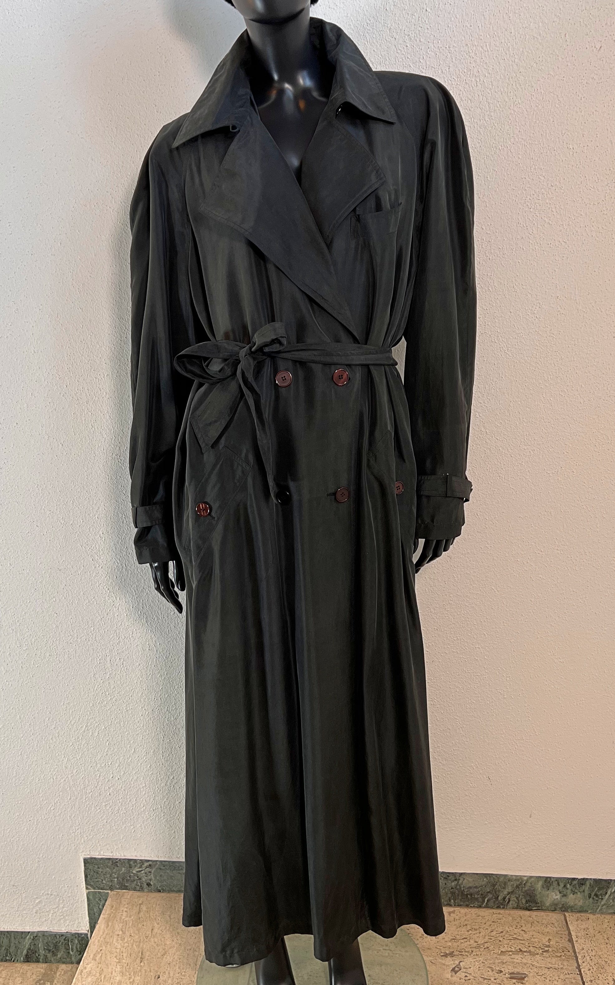 Vintage 90s Silk Trenchcoat
