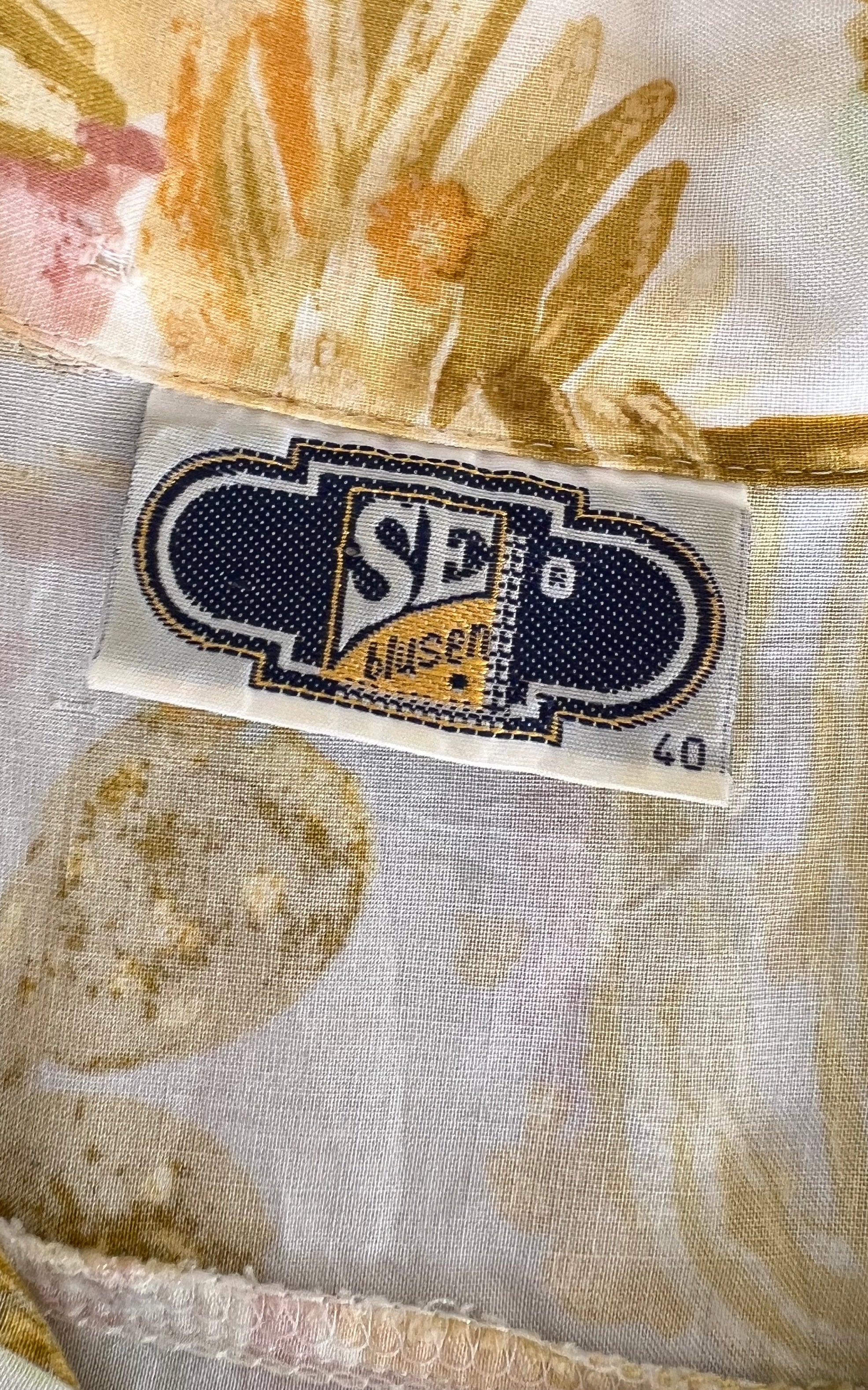 Vintage 70s Cactus Blouse